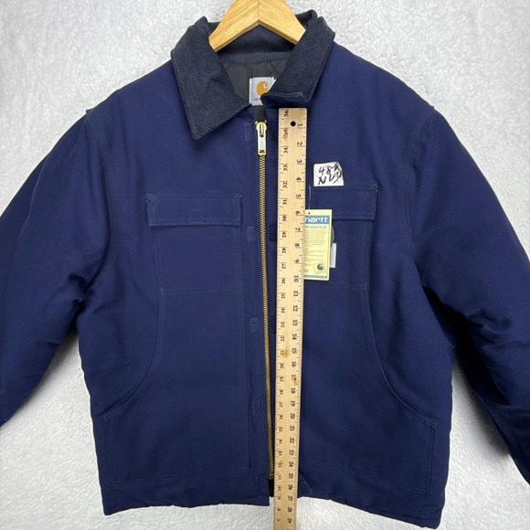Carhartt Arctic Jacket Nylon Quilt Lined Mens 48 XL CQ182 NVY Navy Blue NWT NOS - Picture 10 of 16